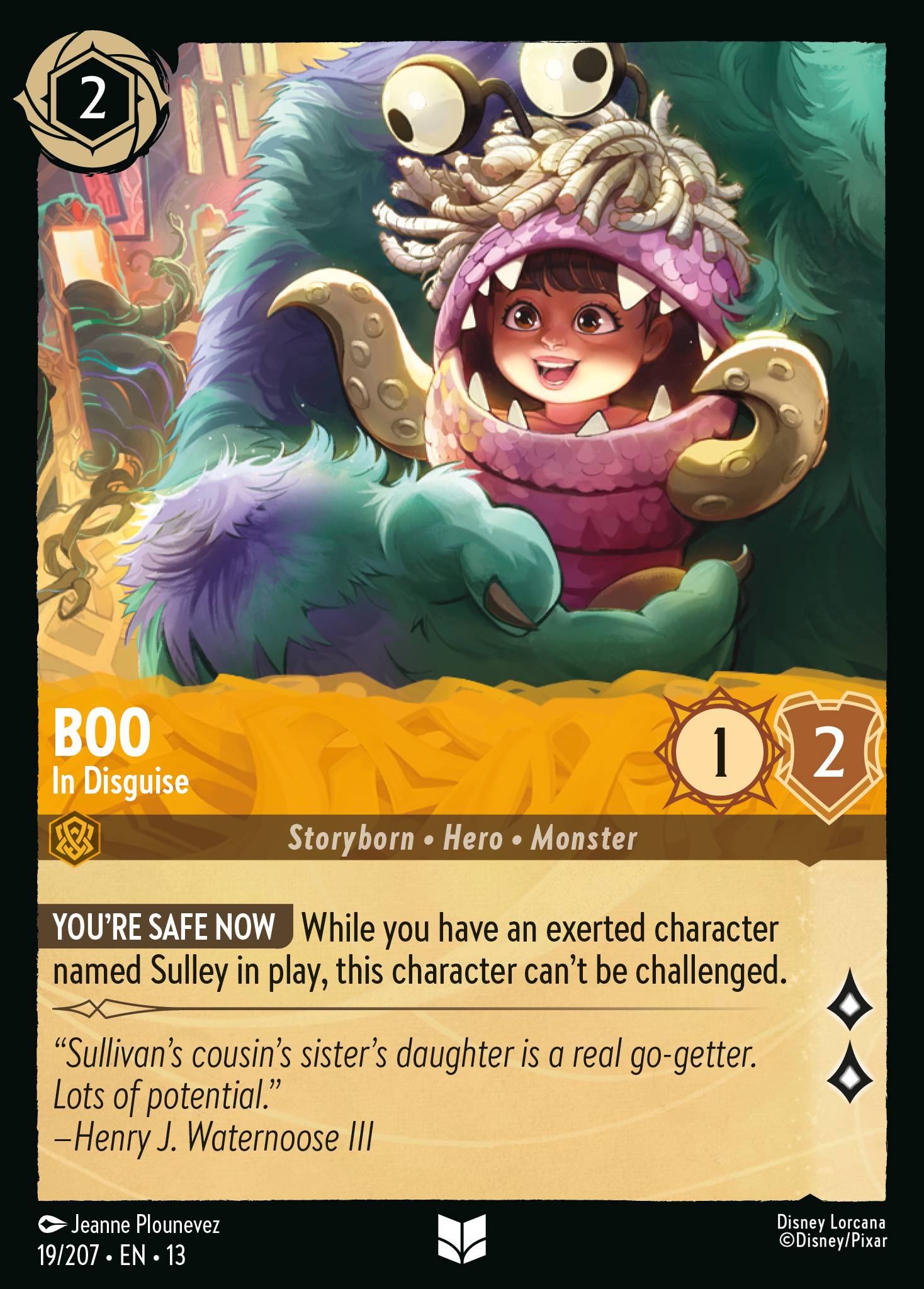 Carta Boo - In Disguise del set Attack of the Vine!