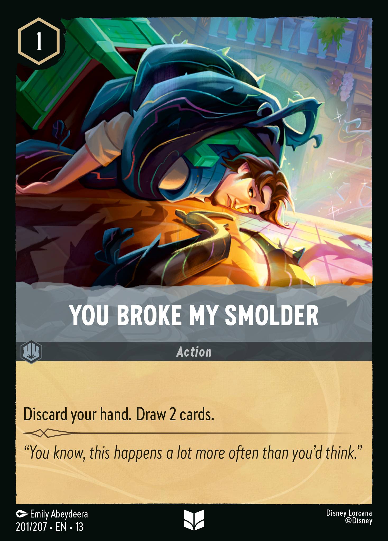 Carta You Broke My Smolder del set Attack of the Vine!