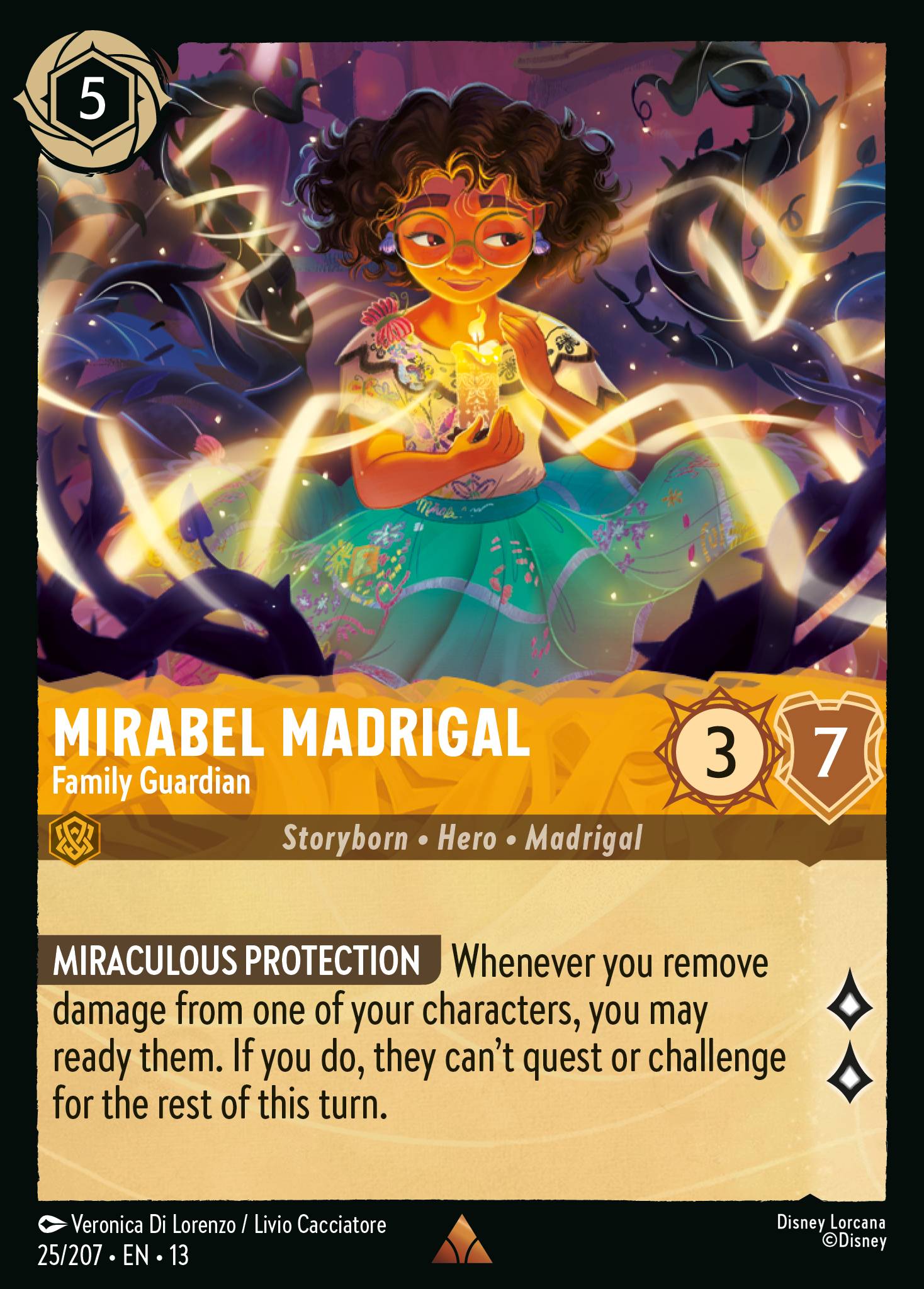 Carta Mirabel Madrigal - Family Guardian del set Attack of the Vine!