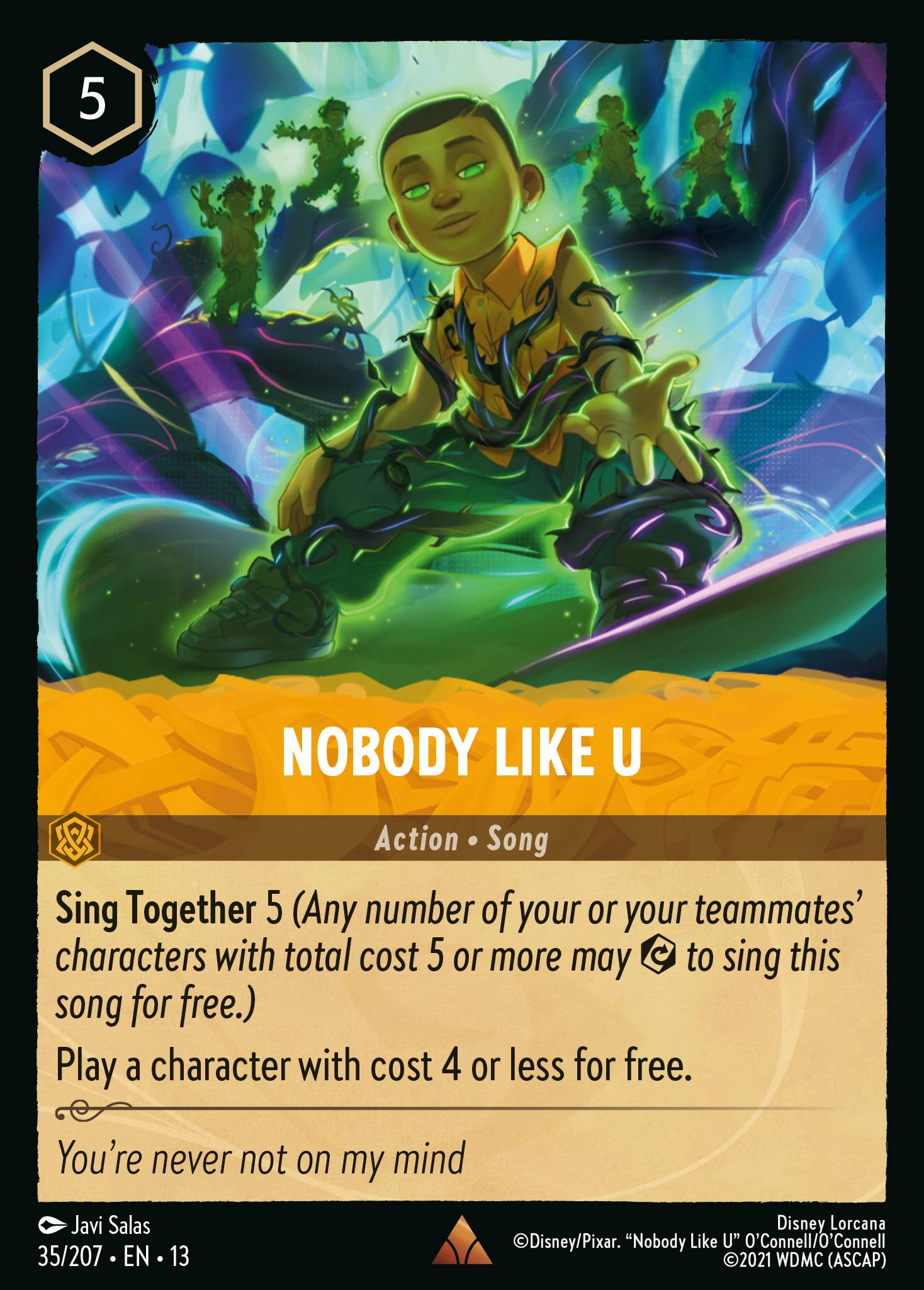 Carta Nobody Like U del set Attack of the Vine!