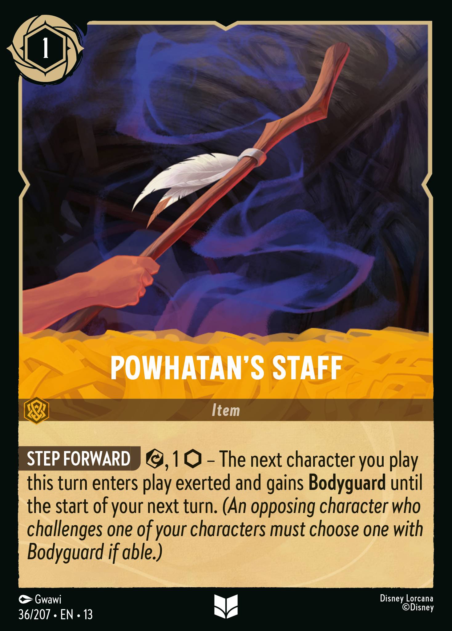 Carta Powhatan's Staff del set Attack of the Vine!