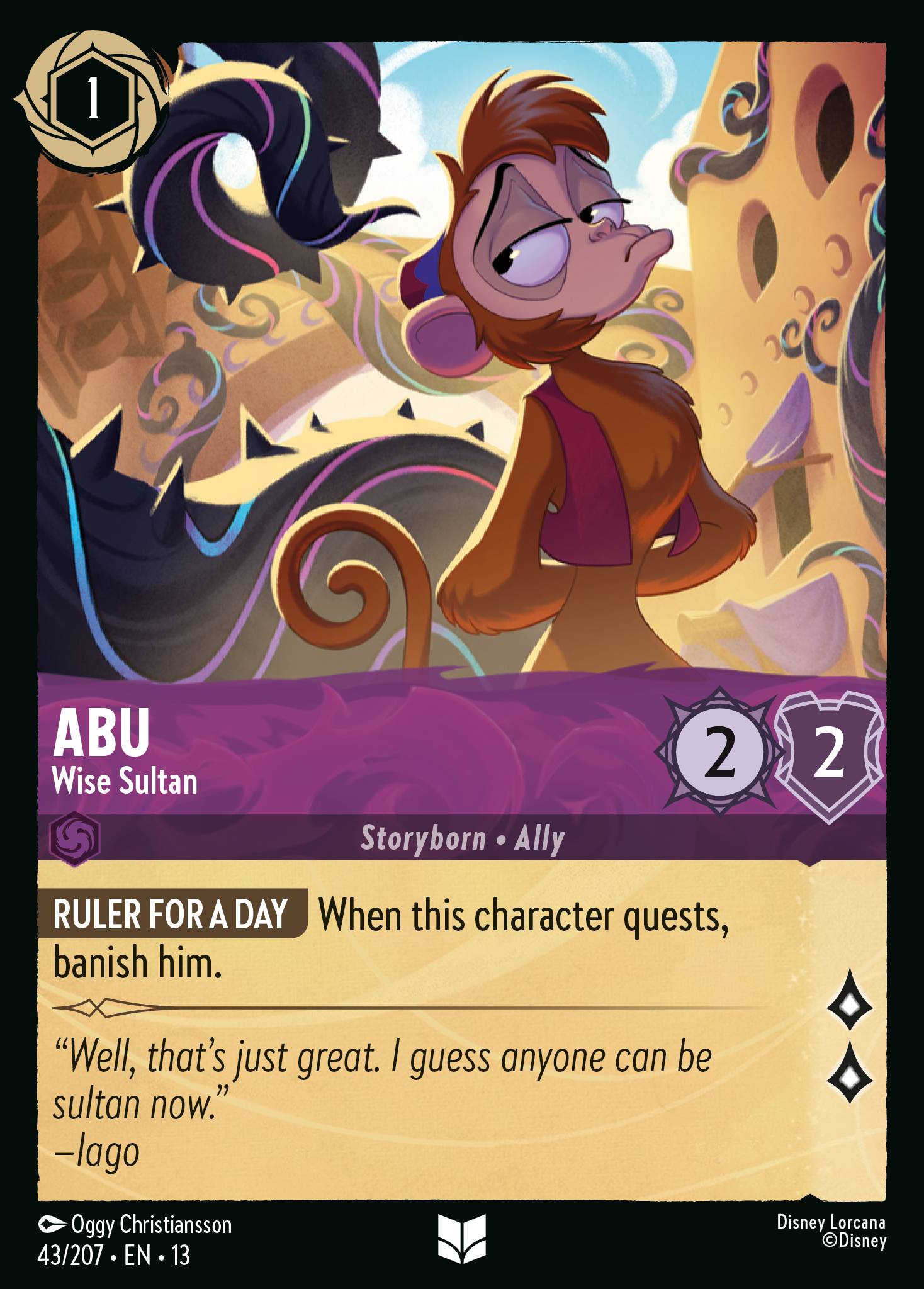 Carta Abu - Wise Sultan del set Attack of the Vine!