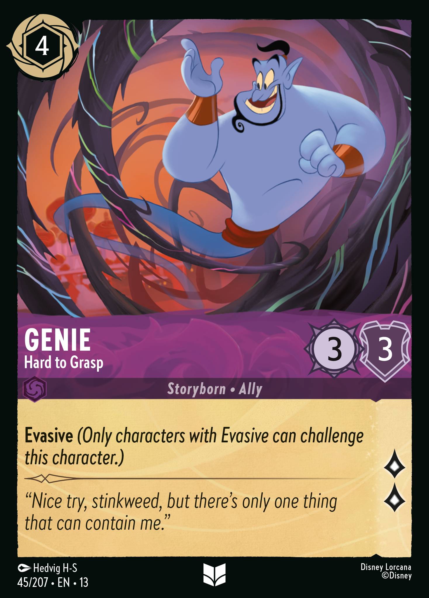 Carta Genie - Hard to Grasp del set Attack of the Vine!