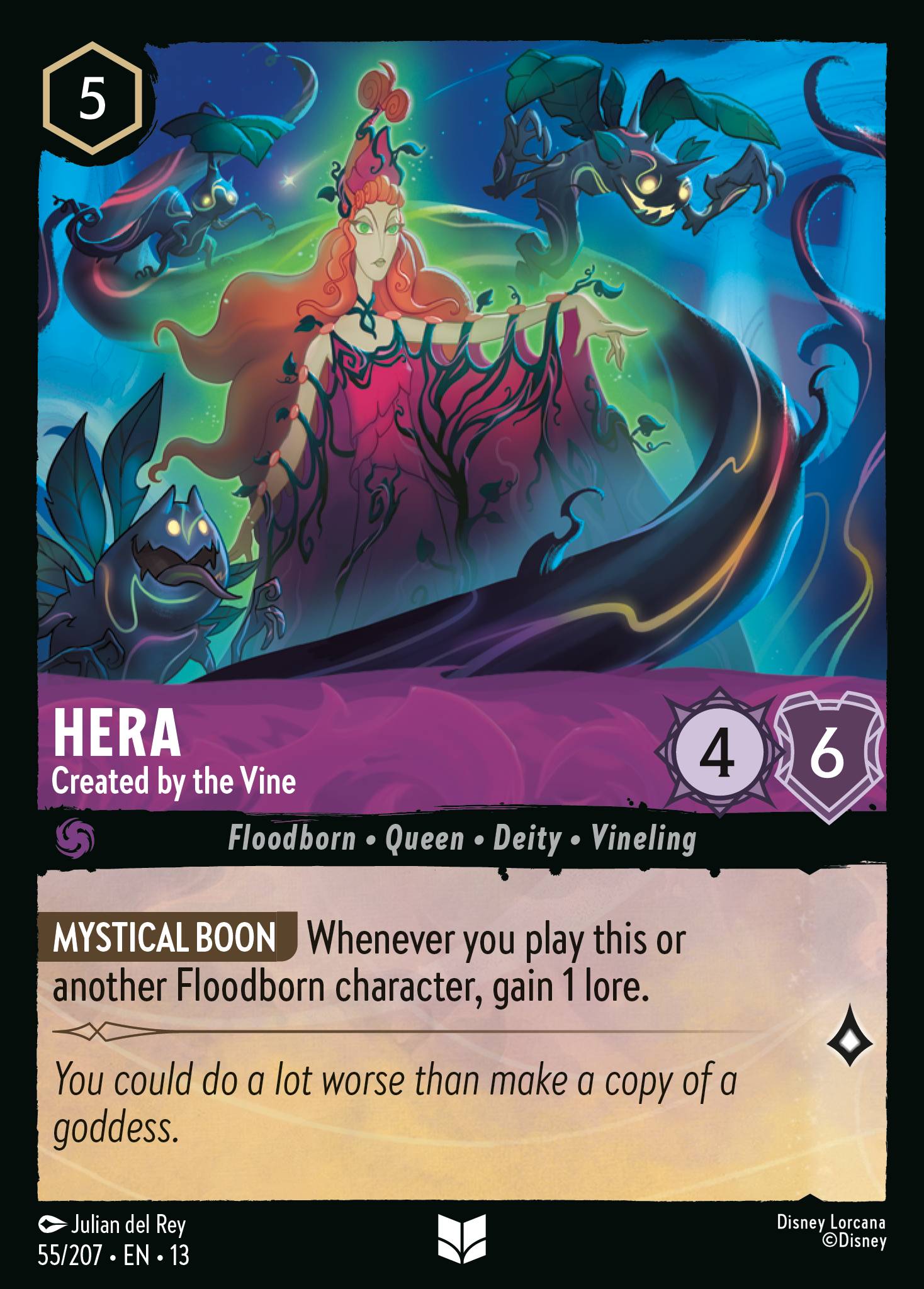 Carta Hera - Created by the Vine del set Attack of the Vine!