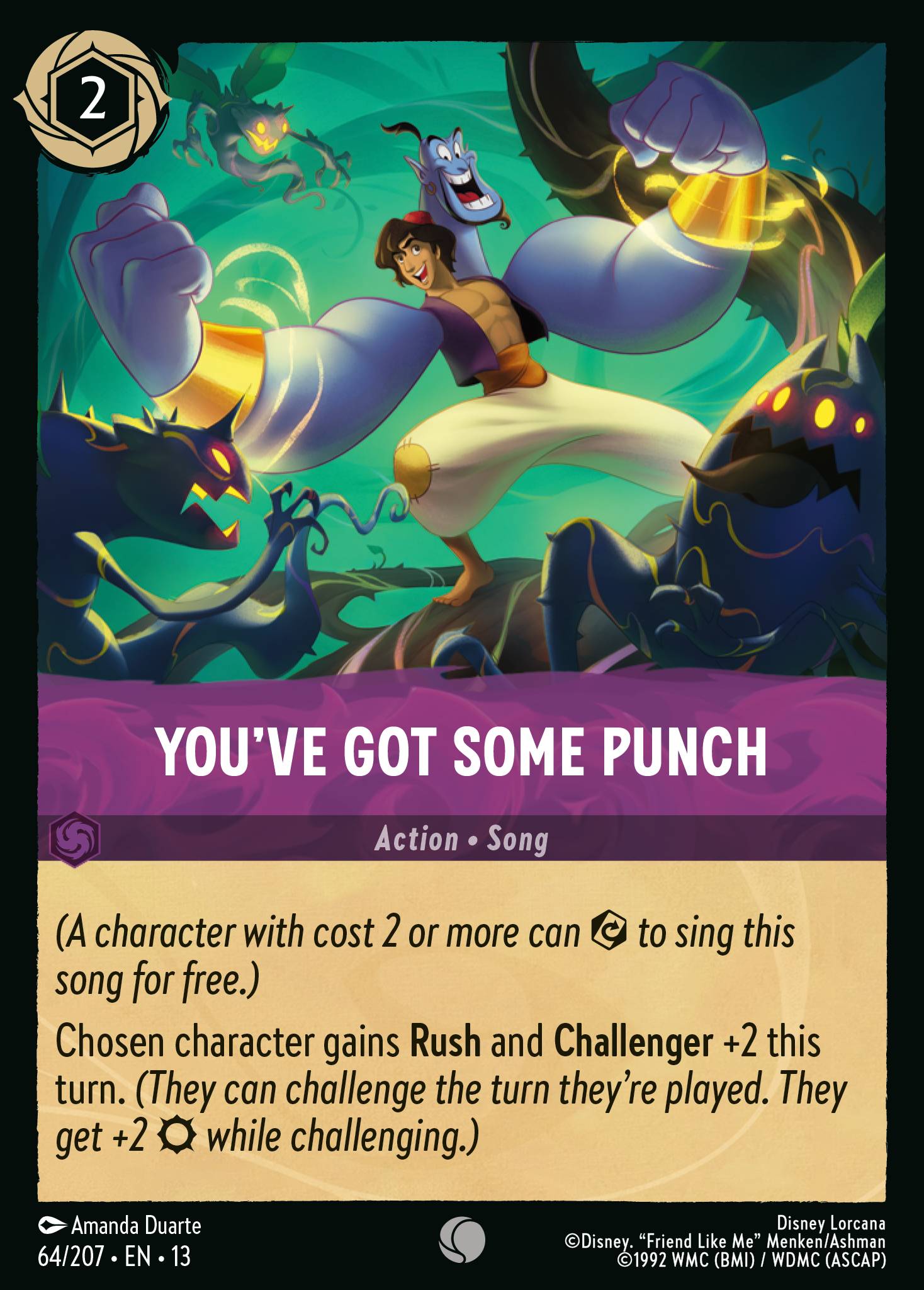 Carta You've Got Some Punch del set Attack of the Vine!