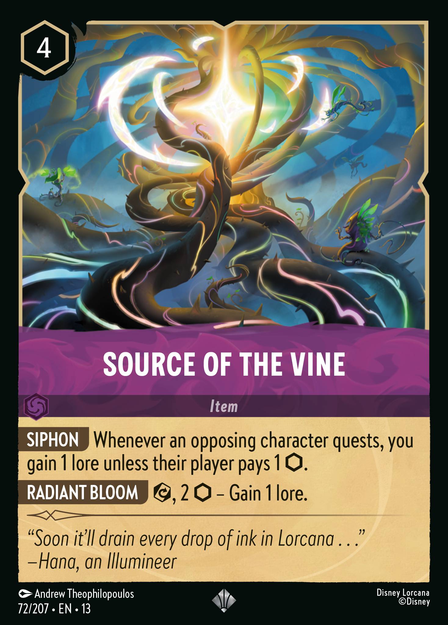 Carta Source of the Vine del set Attack of the Vine!