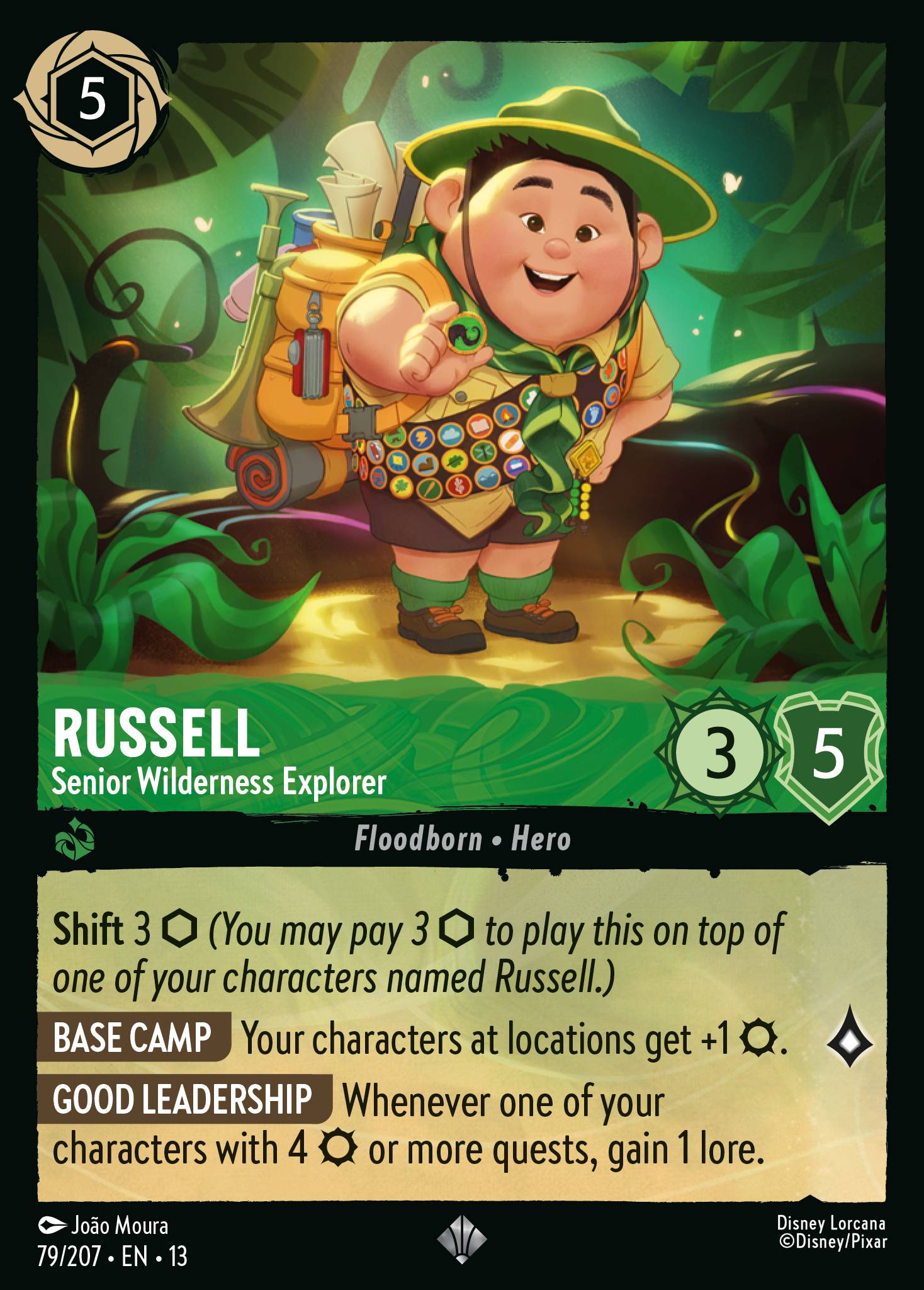Carta Russell - Senior Wilderness Explorer del set Attack of the Vine!