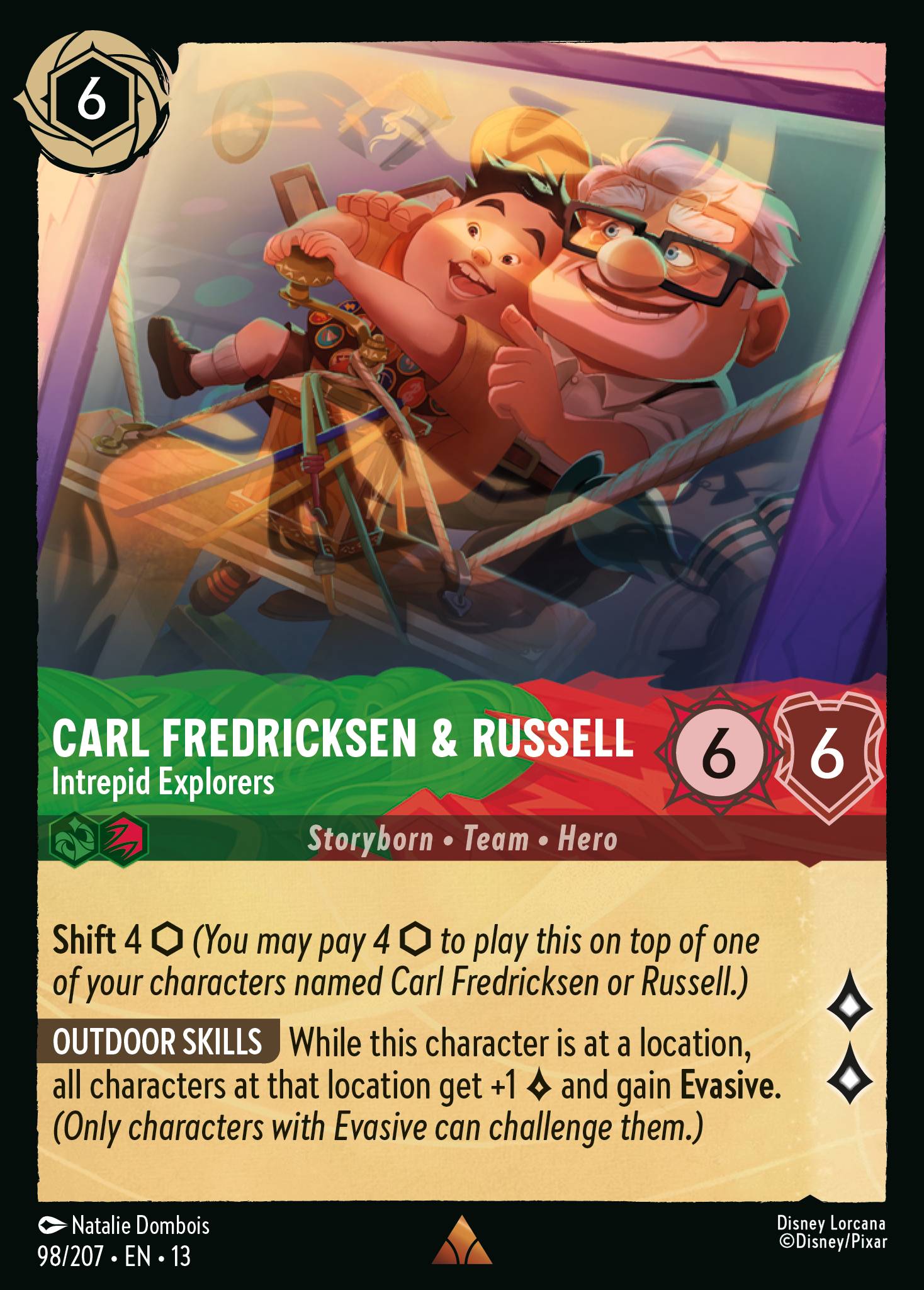 Carta Carl Fredricksen & Russell - Intrepid Explorers del set Attack of the Vine!