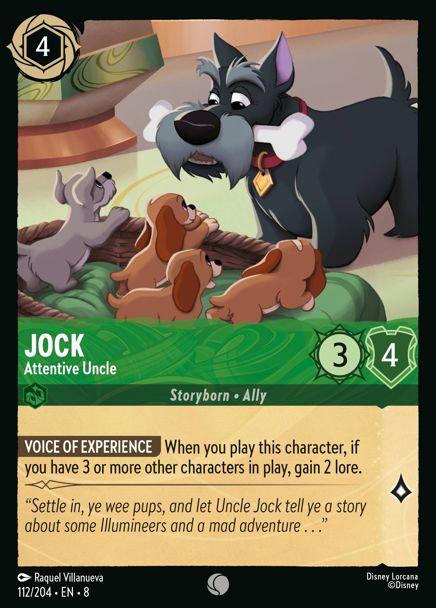 Carta Jock - Attentive Uncle del set Reign of Jafar