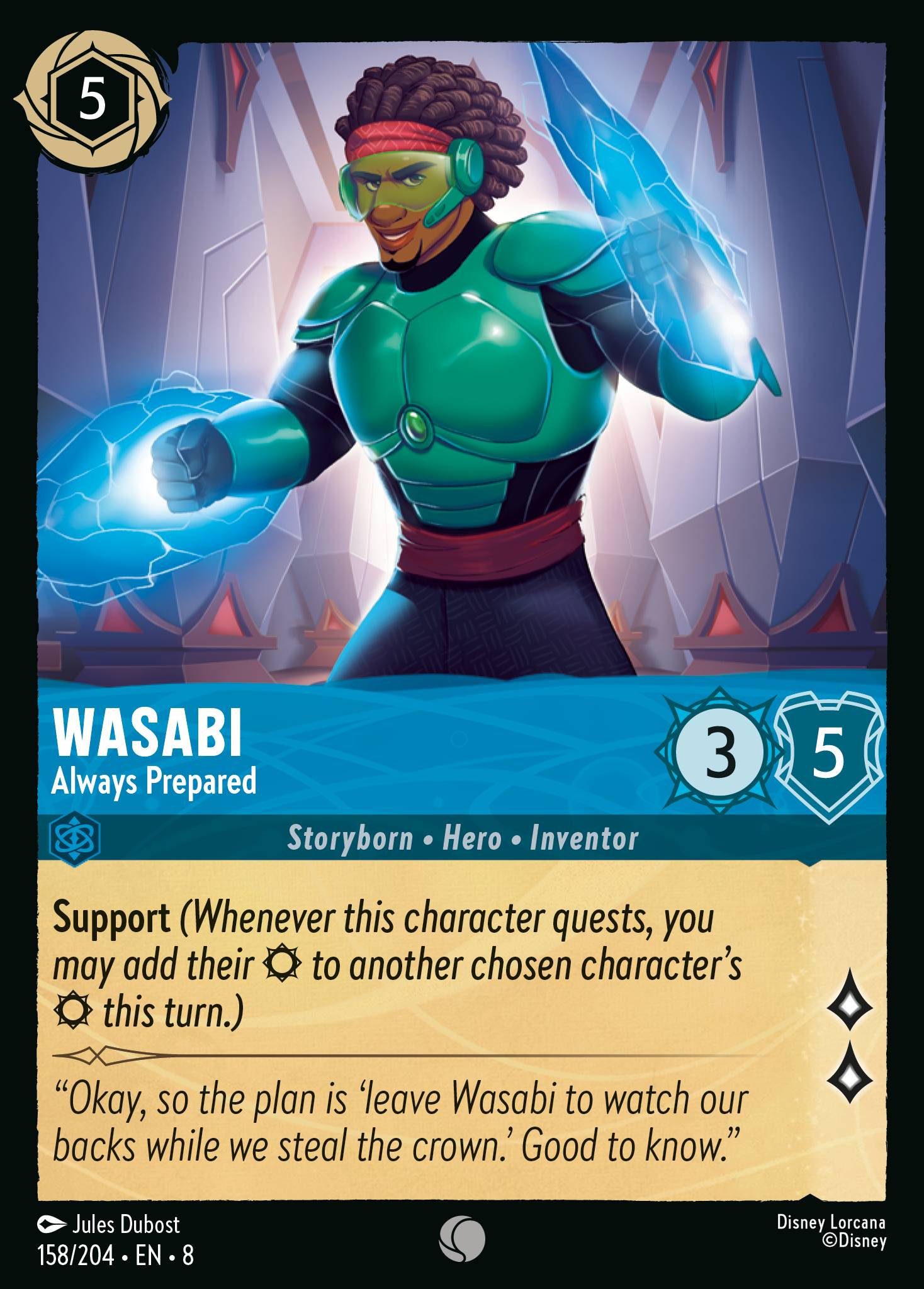 Carta Wasabi - Always Prepared del set Reign of Jafar