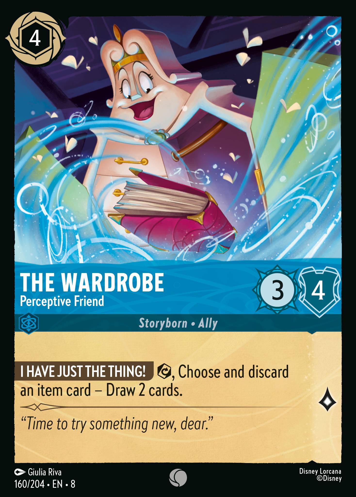 Carta The Wardrobe - Perceptive Friend del set Reign of Jafar