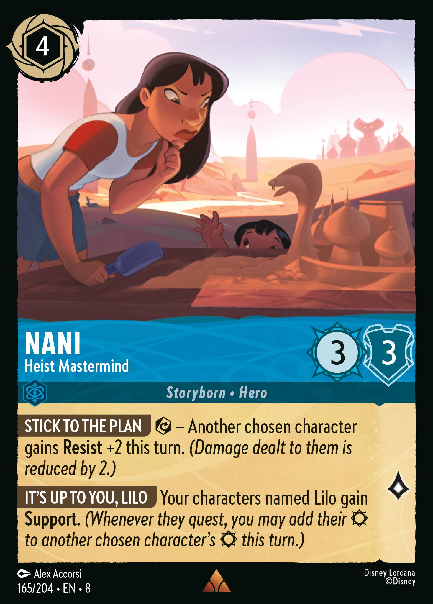Carta Nani - Heist Mastermind del set Reign of Jafar