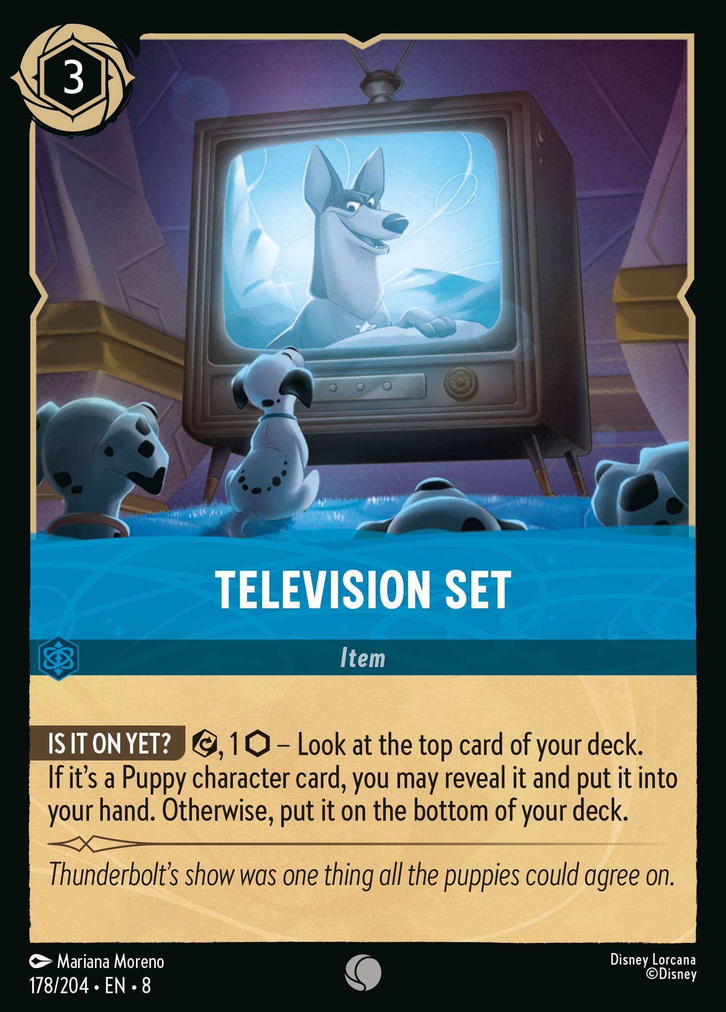 Carta Television Set del set Reign of Jafar