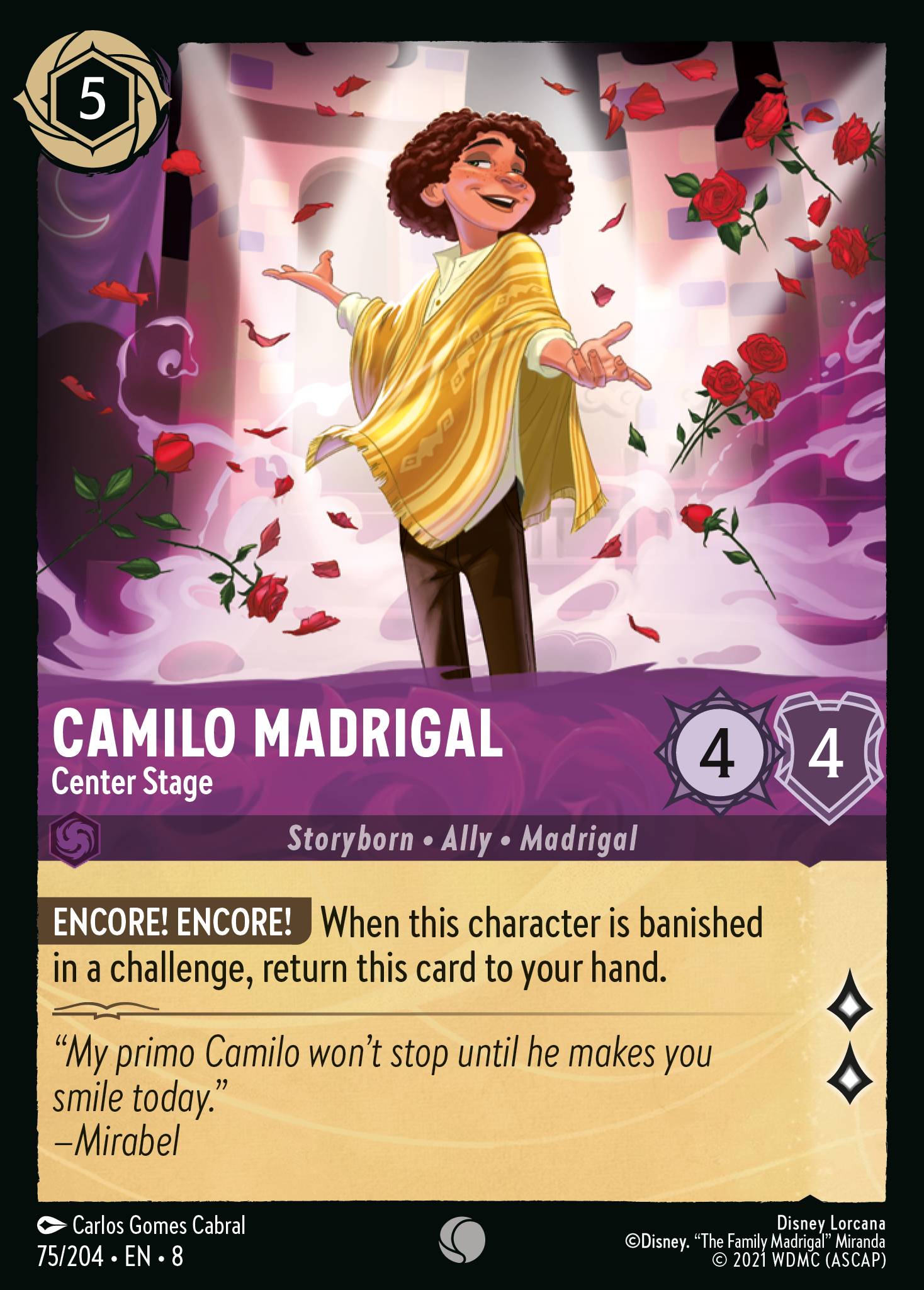 Camilo Madrigal - Center Stage