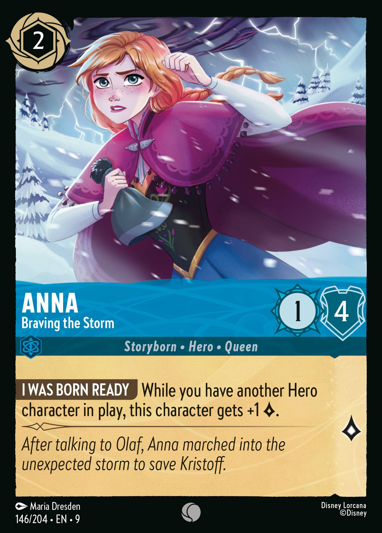 Carta Anna - Braving the Storm del set Fabled