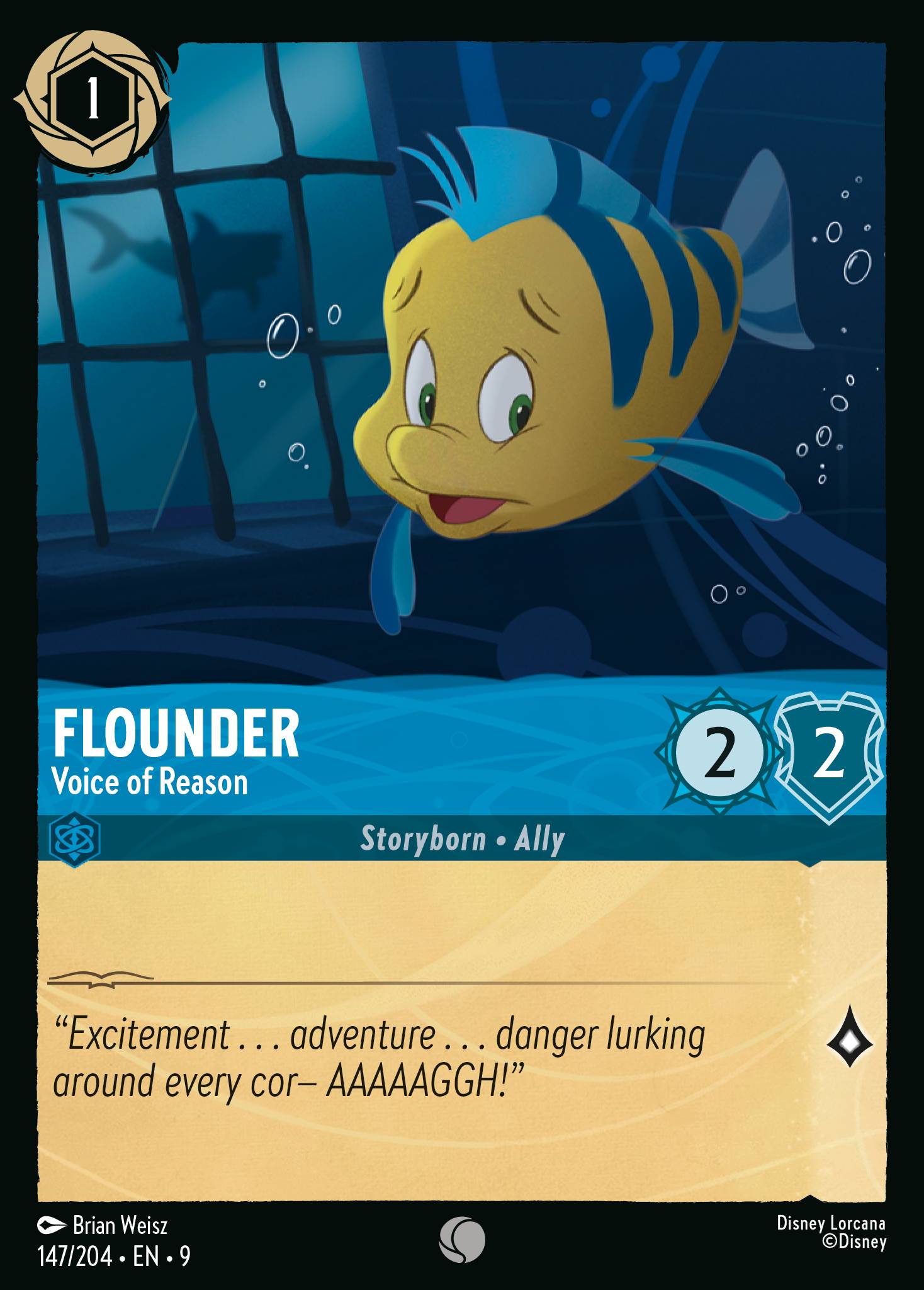 Carta Flounder - Voice of Reason del set Fabled