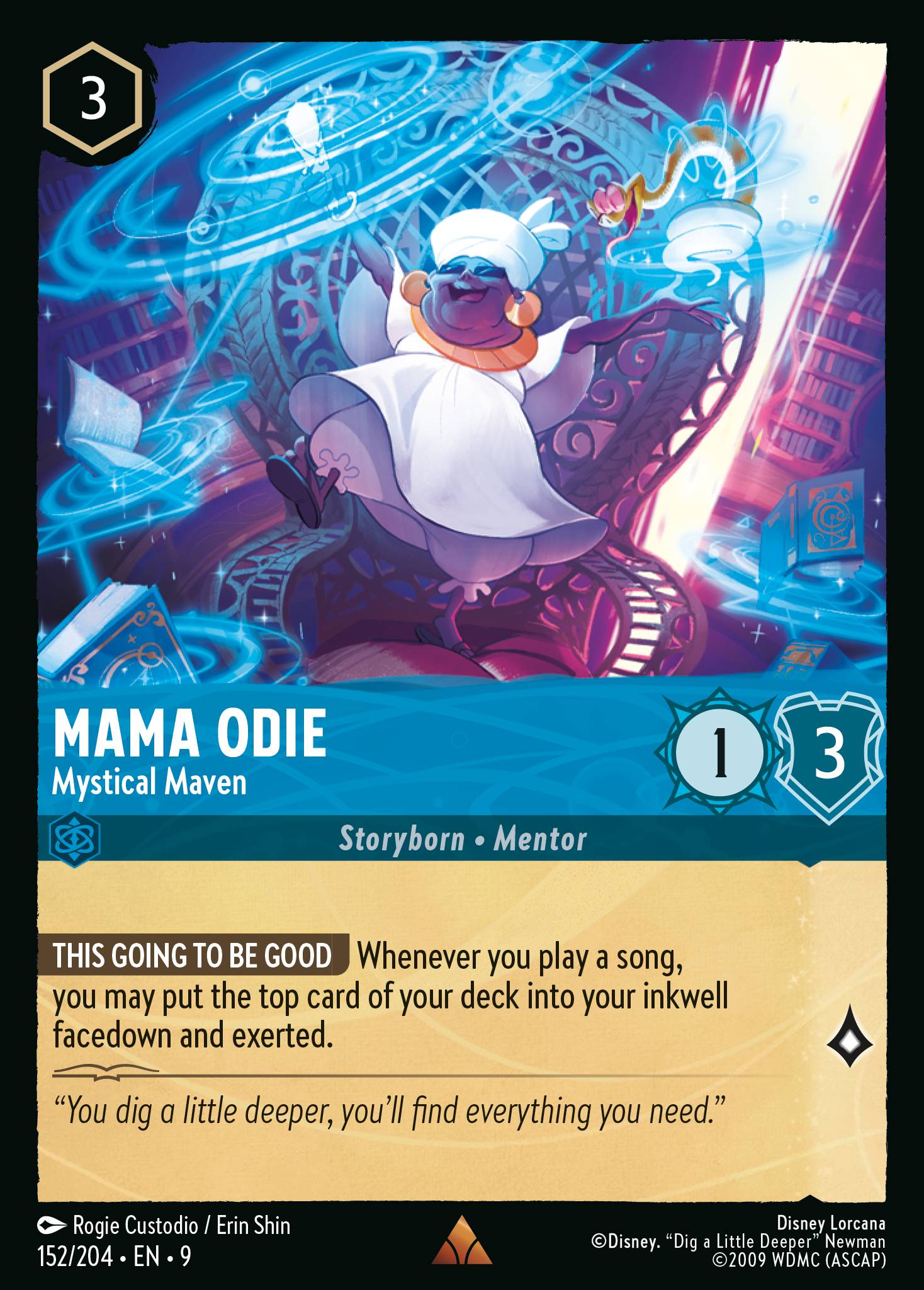 Carta Mama Odie - Mystical Maven del set Fabled