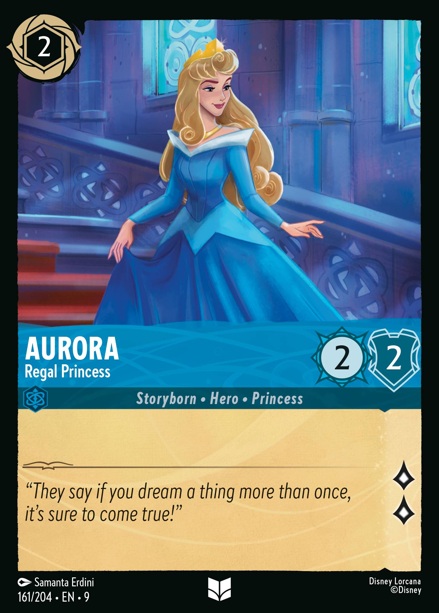 Carta Aurora - Regal Princess del set Fabled