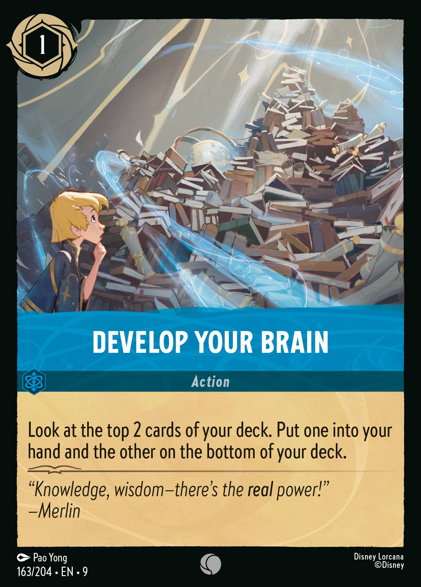 Carta Develop Your Brain del set Fabled
