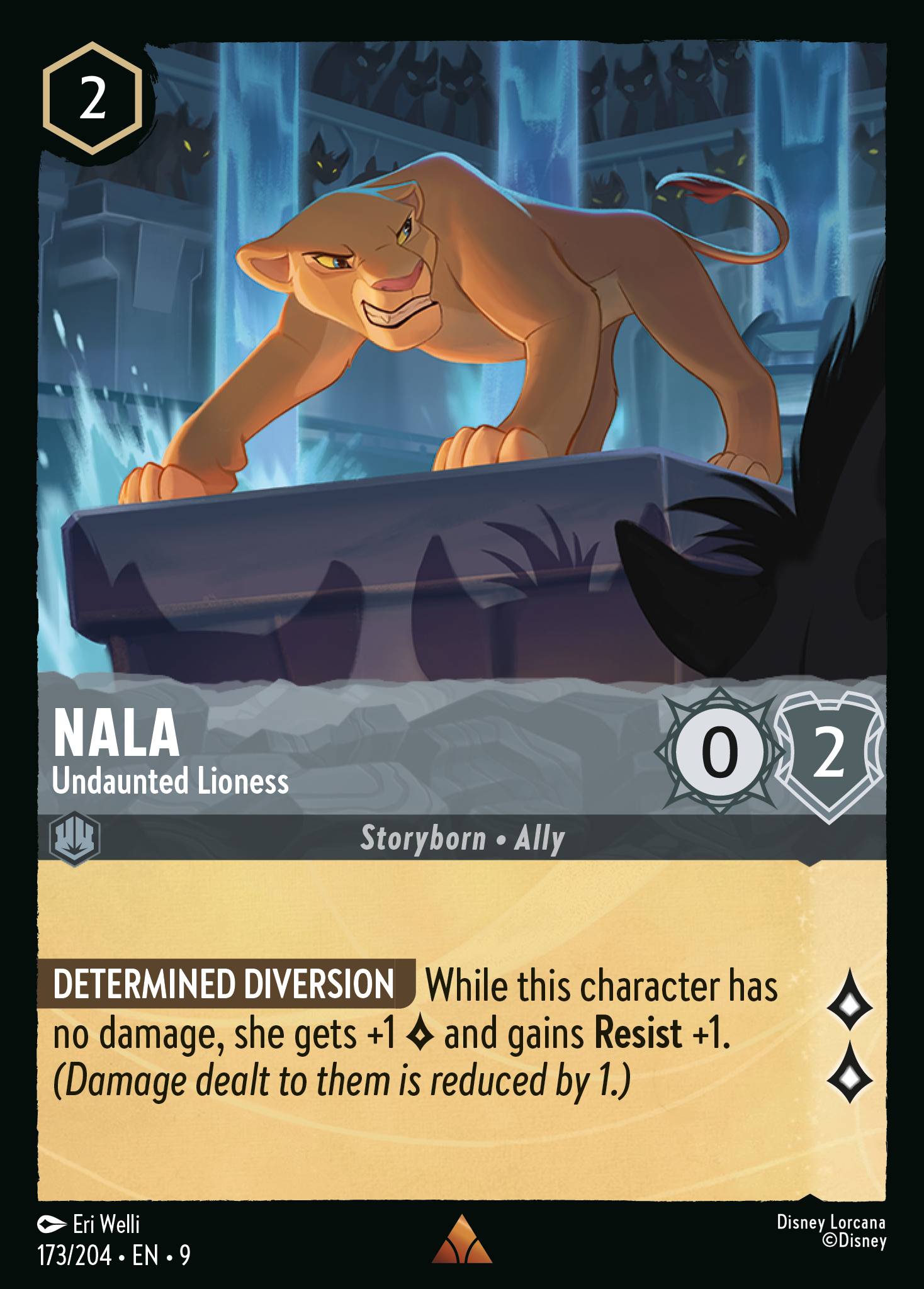 Carta Nala - Undaunted Lioness del set Fabled