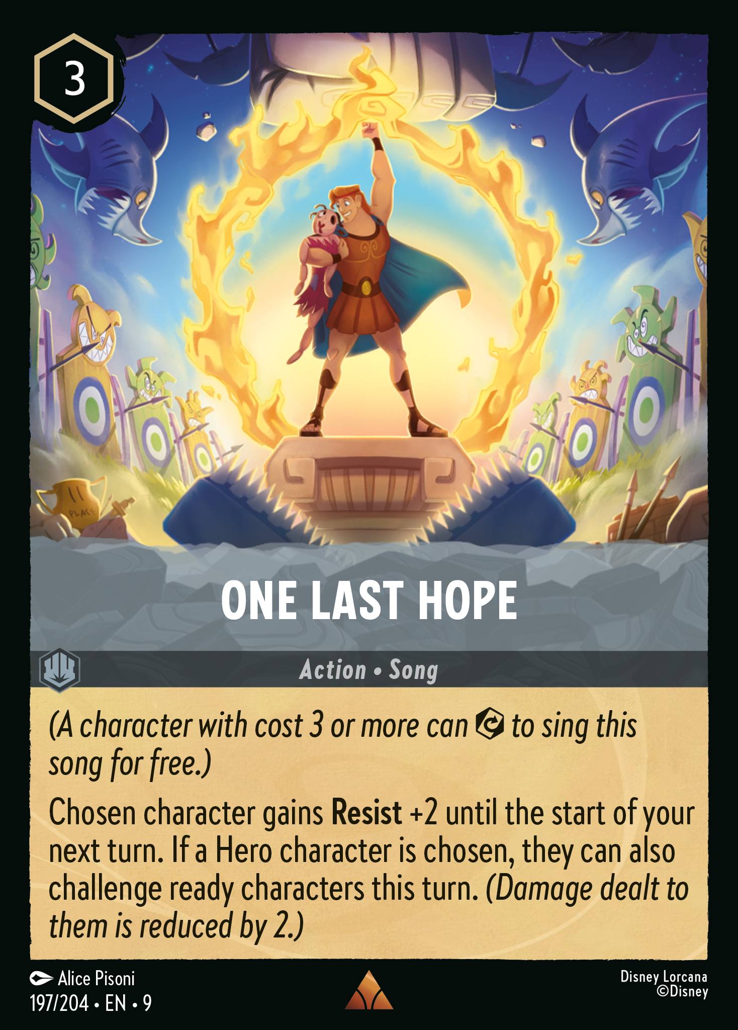 Carta One Last Hope del set Fabled