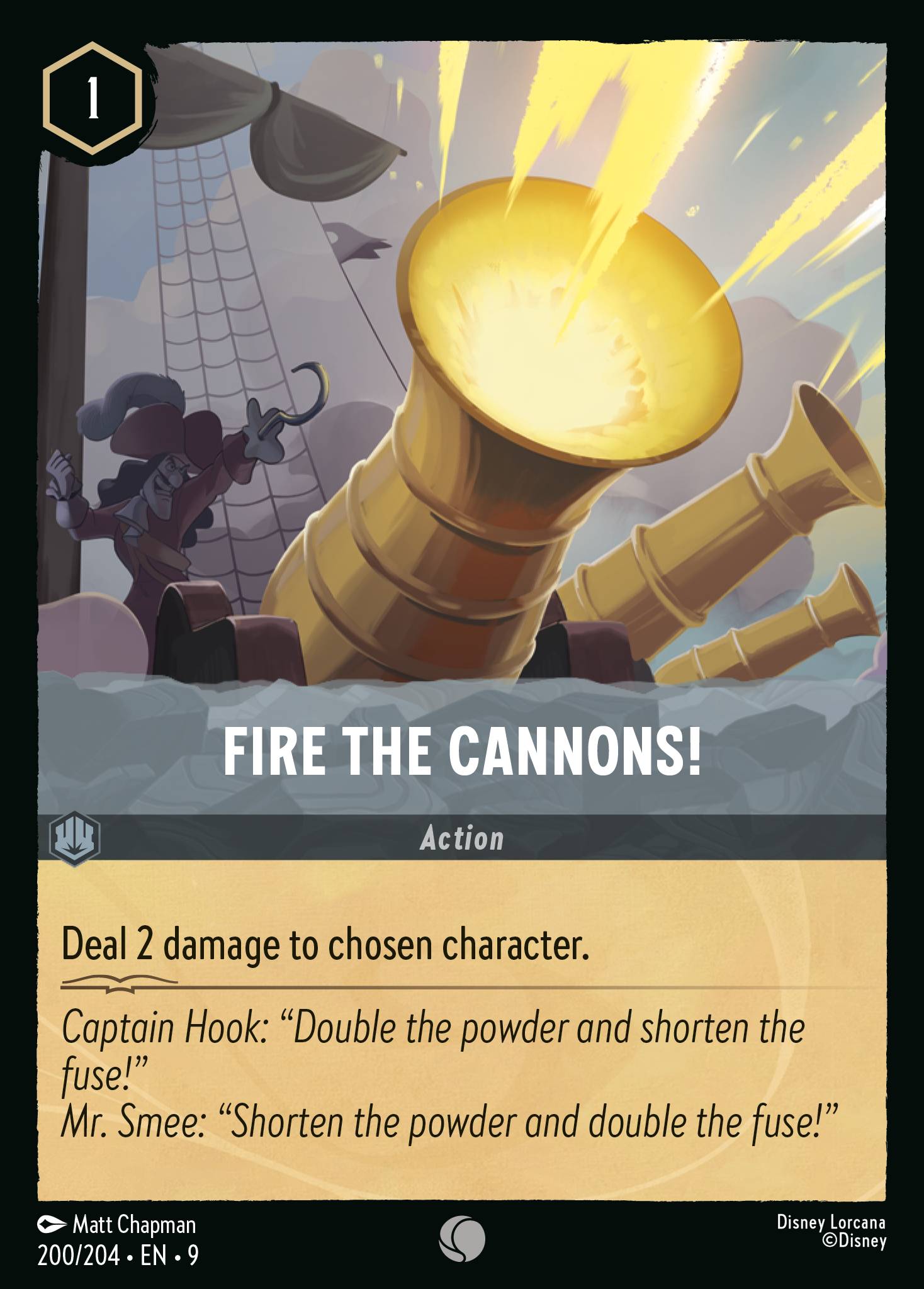 Carta Fire the Cannons! del set Fabled