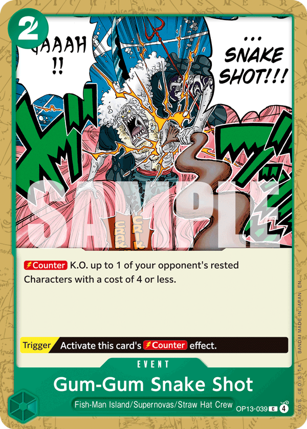 Gum-Gum Snake Shot
