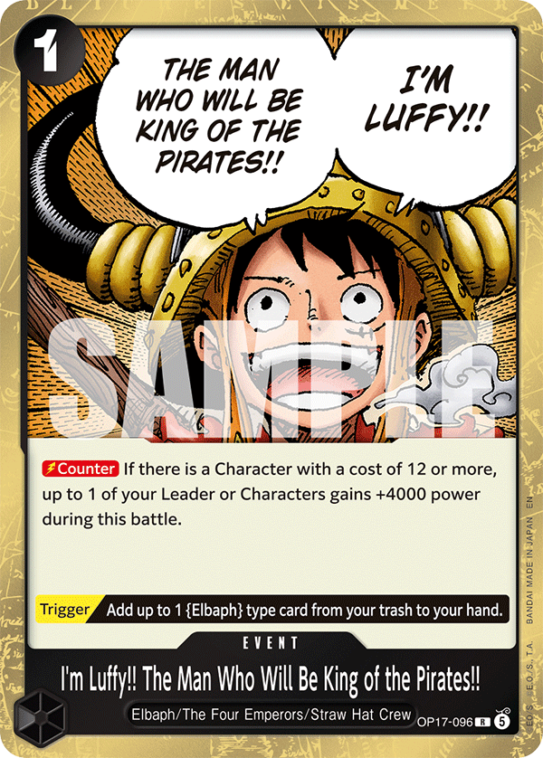 I'm Luffy!! The Man Who Will Be King of the Pirates!!