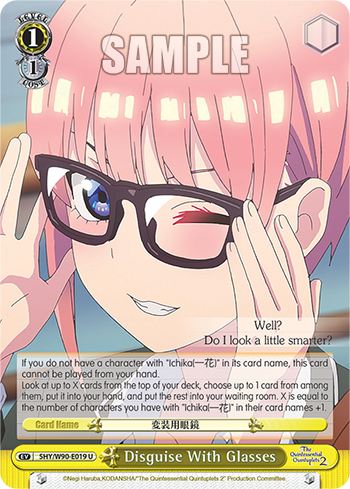 Disguise With Glasses