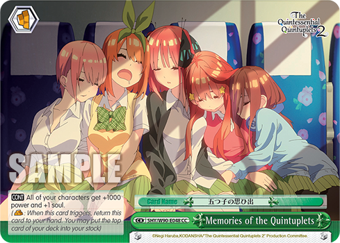 Memories of the Quintuplets