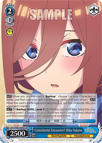 Coincidental Encounter? Miku Nakano