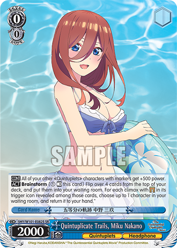 Quintuplicate Trails, Miku Nakano