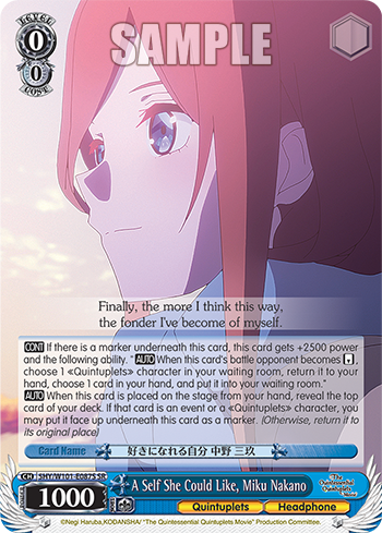 A Self She Could Like, Miku Nakano