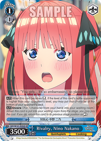 Rivalry, Nino Nakano