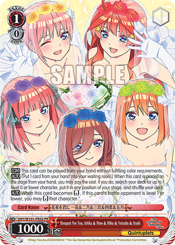 Bouquet For You, Ichika & Nino & Miku & Yotsuba & Itsuki