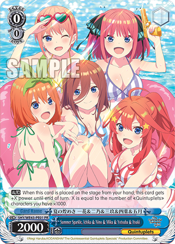 Summer Sparkle, Ichika & Nino & Miku & Yotsuba & Itsuki