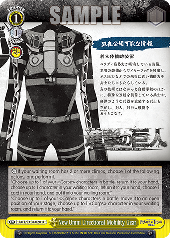 New Omni Directional Mobility Gear