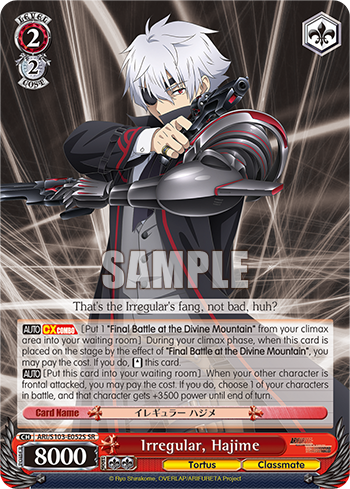 Irregular, Hajime