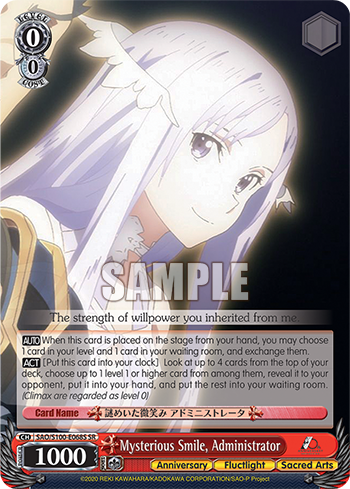 Mysterious Smile, Administrator