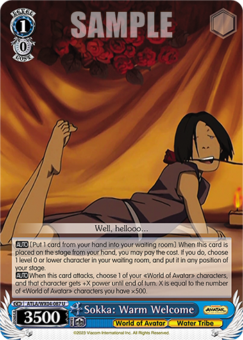 Sokka: Warm Welcome