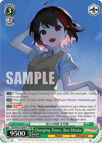 Changing Times, Ran Mitake