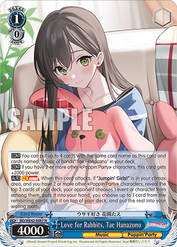 Love for Rabbits, Tae Hanazono