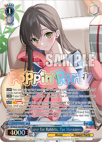 Love for Rabbits, Tae Hanazono
