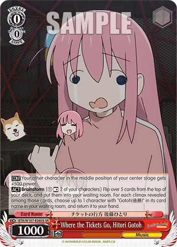 Where the Tickets Go, Hitori Gotoh