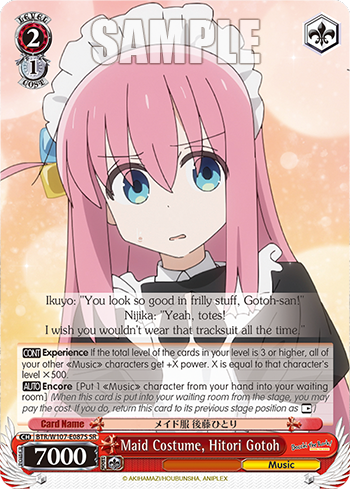 Maid Costume, Hitori Gotoh