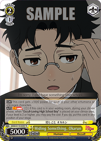 Hiding Something, Okarun