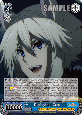 Deploying, Zeta