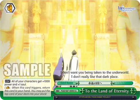 To the Land of Eternity