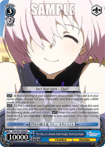 The Way of a Round Table Knight, Mash Kyrielight