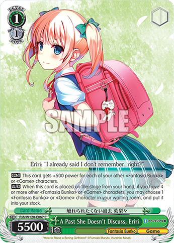 A Past She Doesn't Discuss, Eriri